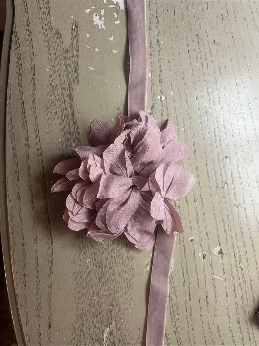Floral Slip Dress in Brown with Pink & Green Embroidery - Picture 2 of 3